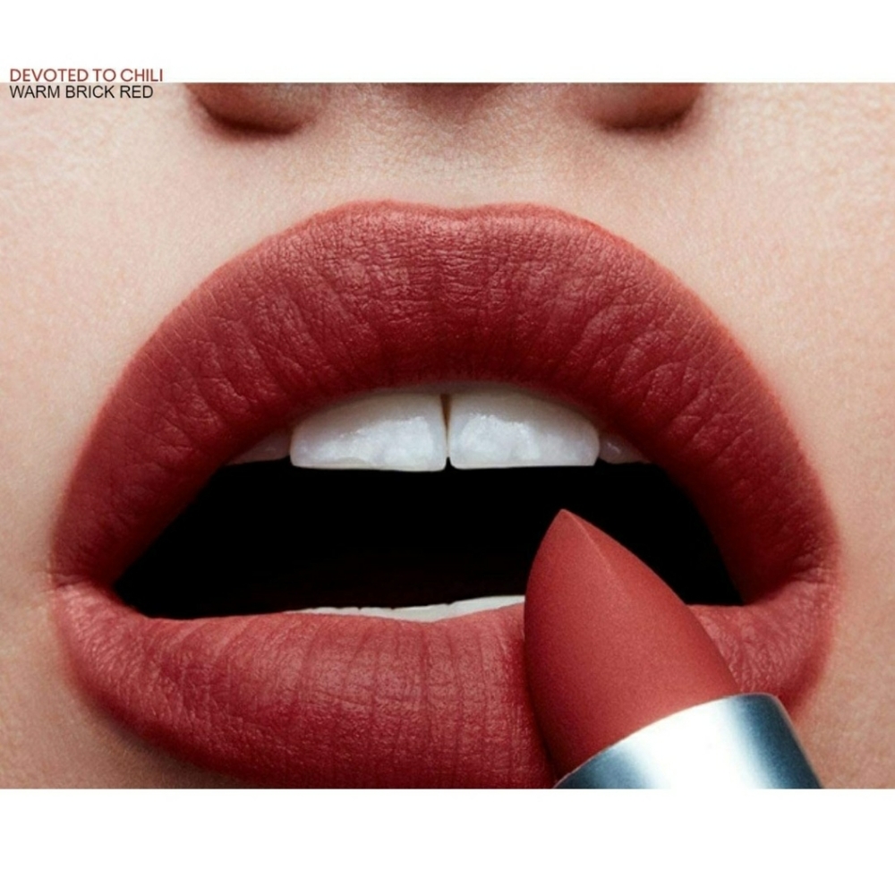 MAC Devoted to Chili Powder Kiss Lipstick